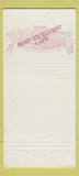 Matchbook Cover - Kaminsky's Cafe Charleston SC 30 Strike