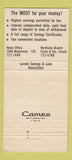 Matchbook Cover - Laredo Savings and Loan TX 30 Strike