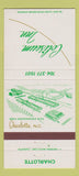 Matchbook Cover - Coliseum Inn Charlotte NC 30 Strike
