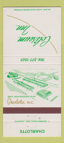 Matchbook Cover - Coliseum Inn Charlotte NC 30 Strike
