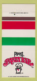 Matchbook Cover - Pipers Pasta Bar 30 Strike