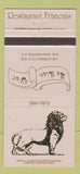 Matchbook Cover - Le Lion D'or Washington DC French Restaurant 30 Strike