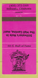 Matchbook Cover - Mexico Joe's Stillwater OK WEAR 30 Strike