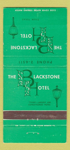 Matchbook Cover - Blackstone Hotel Tyler TX 30 Strike