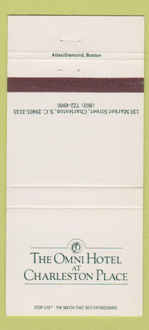 Matchbook Cover - Omni Hotel Charleston SC 30 Strike