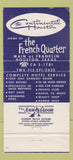 Matchbook Cover - Continental Houston Motor Hotel TX WEAR 30 Strike