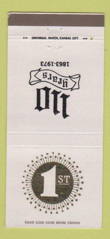 Matchbook Cover - 1st National Bank Marion IA 1973 WORN 30 Strike