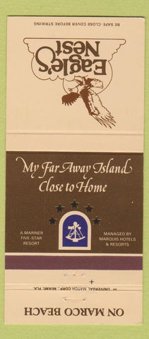 Matchbook Cover - Eagle's Nest Marco Island FL 30 Strike