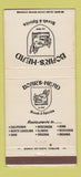 Matchbook Cover - Boar's Head Restaurants CHAIN  30 Strike