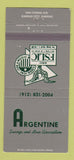 Matchbook Cover - Argentine Savings Loan Kansas City MO 30 Strike