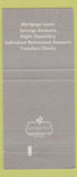 Matchbook Cover - Argentine Savings Loan Kansas City MO 30 Strike