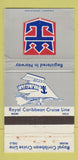 Matchbook Cover - Royal Caribbean Cruises Miami Oslo WORN 30 Strike