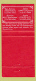 Matchbook Cover - Old San Francisco Austin Houston Dallas TX WEAR 30 Strike