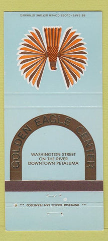 Matchbook Cover - Golden Eagle Center Petaluma CA 30 Strike