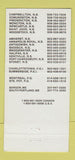 Matchbook Cover - Auberges Wandlyn Inns QC NB NS PE ME 30 Strike