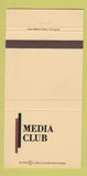 Matchbook Cover - Media Club 30 Strike