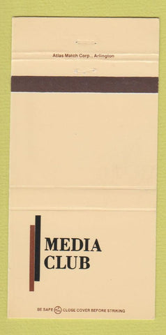 Matchbook Cover - Media Club 30 Strike