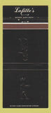 Matchbook Cover - Lafitt'es Seattle WA 30 Strike