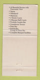 Matchbook Cover - Summit Resort Killington VT WEAR 30 Strike