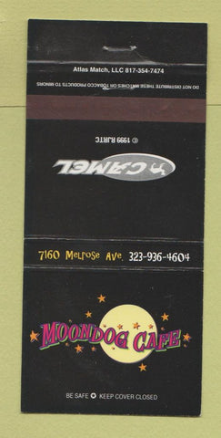 Matchbook Cover - Camel Cigarettes Moondog Cafe Los Angeles CA 30 Strike
