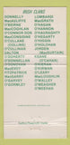 Matchbook Cover - Duffy's Coat of Arms Denver Colorado WEAR 30 Strike