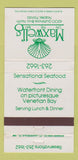 Matchbook Cover - Maxwell's on the Bay Naples FL 30 Strike