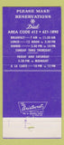Matchbook Cover - University Club Pittsburgh PA 30 Strike
