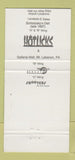 Matchbook Cover - Louis' Restaurant Pittsburgh PA Airport 30 Strike