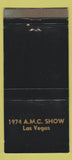 Matchbook Cover - L&M Raditor Hibbing MN AMC Show Las Vegas NV 1974 30 Strike