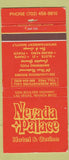 Matchbook Cover - Nevada Palace Hotel Casino Las Vegas NV WORN 30 Strike