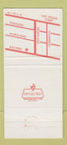 Matchbook Cover - Bootlegger Restaurant Las Vegas NV Italian 30 Strike