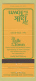 Matchbook Cover - Talk of the Town Ottawa ON 30 Strike