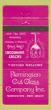 Matchbook Cover - Flemmington Cut Glass NJ WEAR 30 Strike