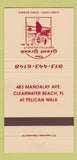 Matchbook Cover - Great Greek Restaurant Clearwater Beach FL 30 Strike