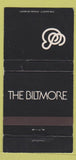 Matchbook Cover - The Biltmore Hotel Los Angeles CA WEAR 30 Strike