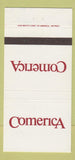 Matchbook Cover - Comerica 30 Strike