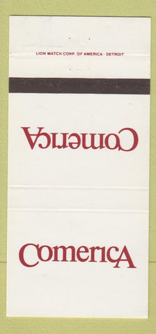 Matchbook Cover - Comerica 30 Strike