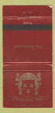 Matchbook Cover - Chestnut Hill Restaurant Myrtle Beach SC WEAR 30 Strike