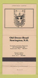 Matchbook Cover - Issac Dow House Newington NH 30 Strike