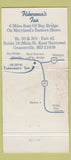 Matchbook Cover - Fisherman's Inn Grasonville MD WORN 30 Strike