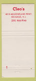 Matchbook Cover - Cleo's Secaucus NJ Christmas  30 Strike