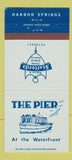 Matchbook Cover - The Pier Harbor Springs Petoskey MI 30 Strike
