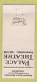 Matchbook Cover - Palace Theatre Playhouse 30 Strike