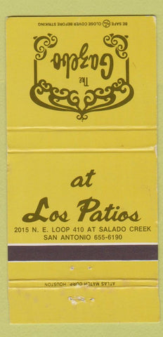 Matchbook Cover - The Gazebo San Antonio TX WEAR 30 Strike