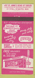Matchbook Cover - Rexall Drug Norgold Winnipeg MB 30 Strike