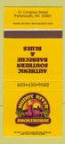 Matchbook Cover - Muddy River Smokehouse BBQ Portsmouth NH 30 Strike