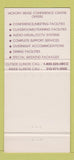 Matchbook Cover - Hickory Ridge Conference Center Lisle IL AT&T WEAR 30 Strike