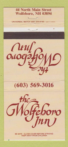 Matchbook Cover - Wolfeboro Inn NH 30 Strike