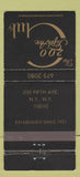 Matchbook Cover - 200 Fifth Ave Club New York City 30 Strike