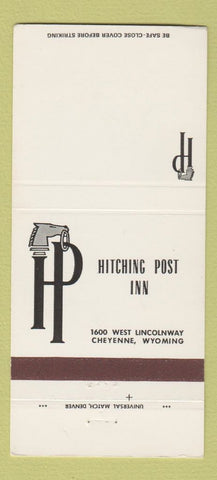 Matchbook Cover - Hitching Post Inn Cheyenne WY 30 Strike
